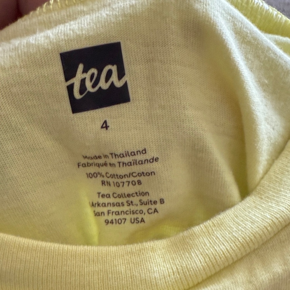 💛Tea Collection Yellow Dress -Size 4 - Picture 2 of 7
